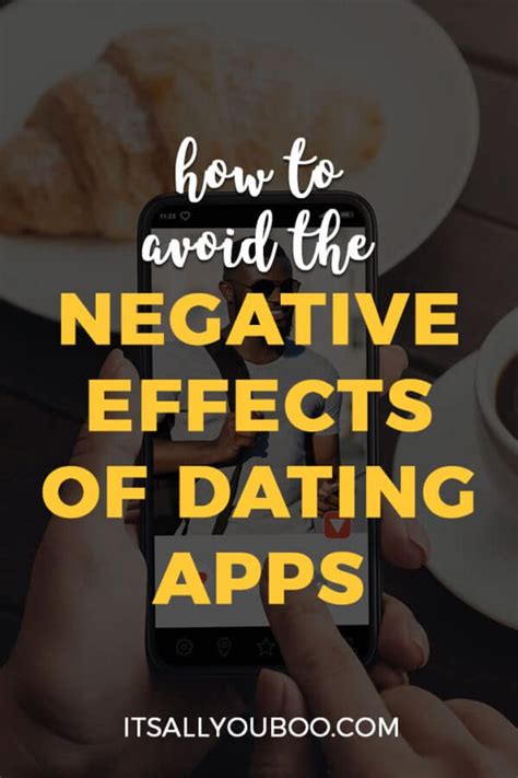 negative effects online dating
